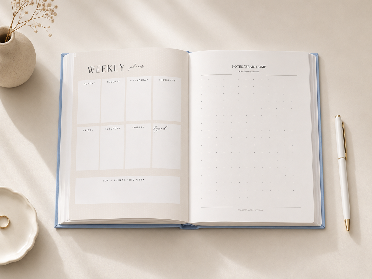 Well Lived Days | A Daily Planner for Work • Movement • Life ( 90 days)